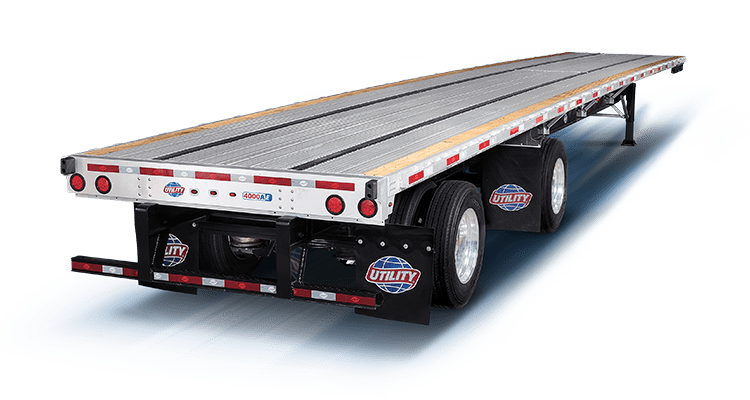 Utility 4000A / 4000AE flatbed trailer